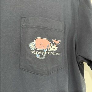 Vineyard Vines Men's Navy short Sleeve Tee